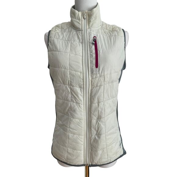 Smartwool Jackets & Blazers - Smartwool Puffer Vest Womens S Quilted White PhD SmartLoft Divide Outdoors Layer